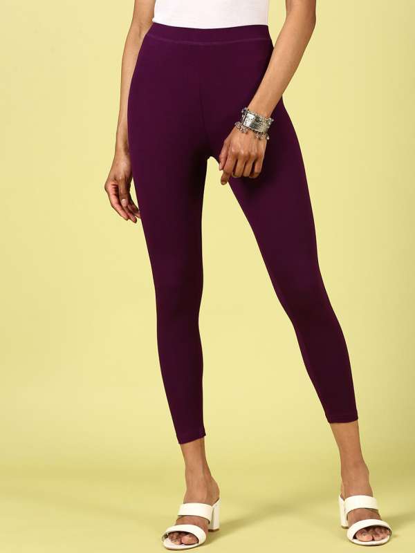 Lux Lyra Purple Leggings - Buy Lux Lyra Purple Leggings online in