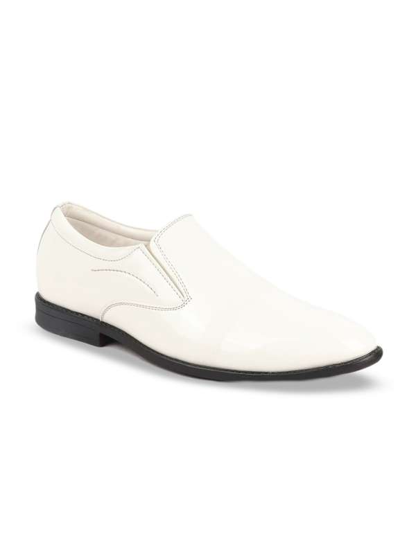 White colour outlet formal shoes