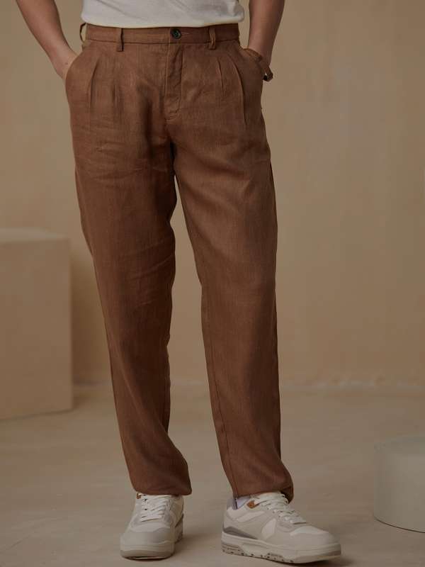 Mens Linen Pants Trousers - Buy Mens Linen Pants Trousers online in India