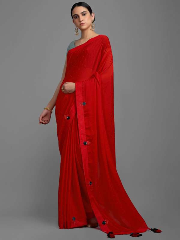 Buy Red Sarees for Women by SHAILY Online