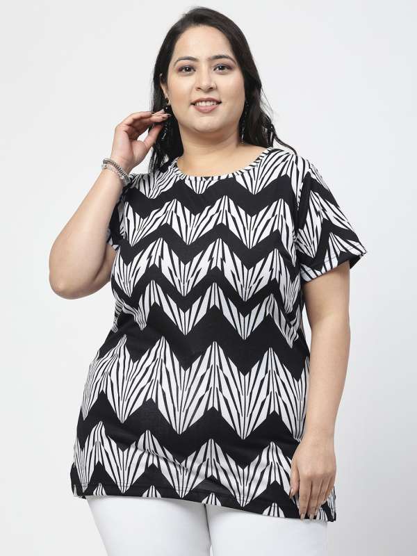 Myntra plus size tops shop