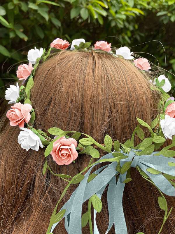 Flower tiara deals price