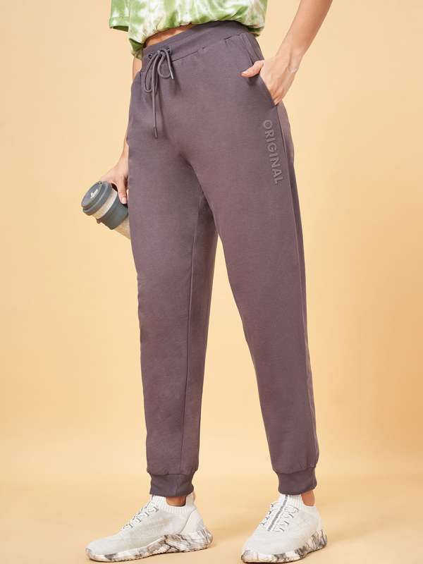 Ajile Women Solid Knee Length Grey Track Pants - Selling Fast at
