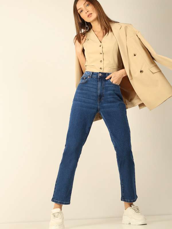Jeans online womens myntra shop