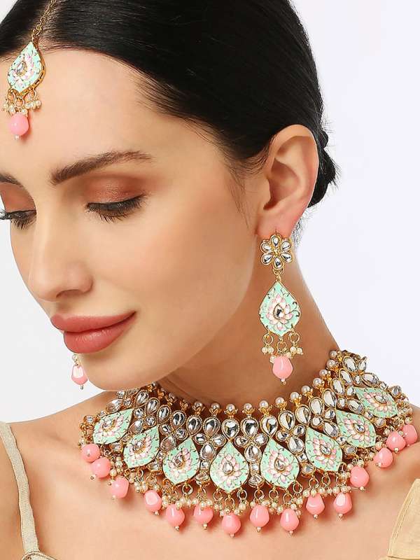 Kundan outlet meenakari jewellery