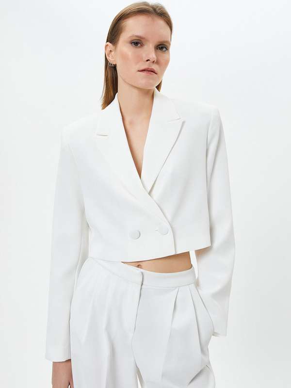Off White Blazers Buy Trendy Off White Blazers Online in India