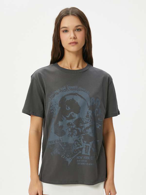 Buy KOTON Basic Oversize T-Shirt Crew Neck 2024 Online