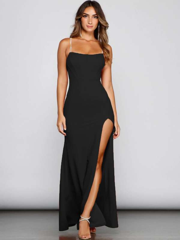 Black Party Maxi Buy Black Party Maxi online in India