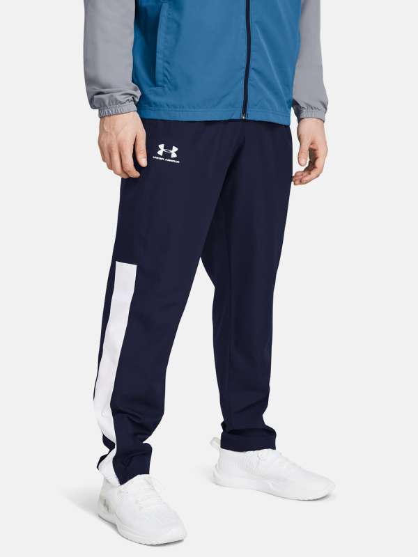 UNDER ARMOUR Checkered Men Black Track Pants - Buy UNDER ARMOUR Checkered  Men Black Track Pants Online at Best Prices in India