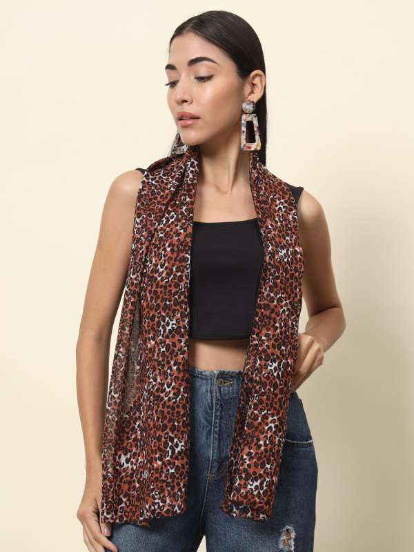 Leopard Print Scarf Buy Leopard Print Scarf online in India