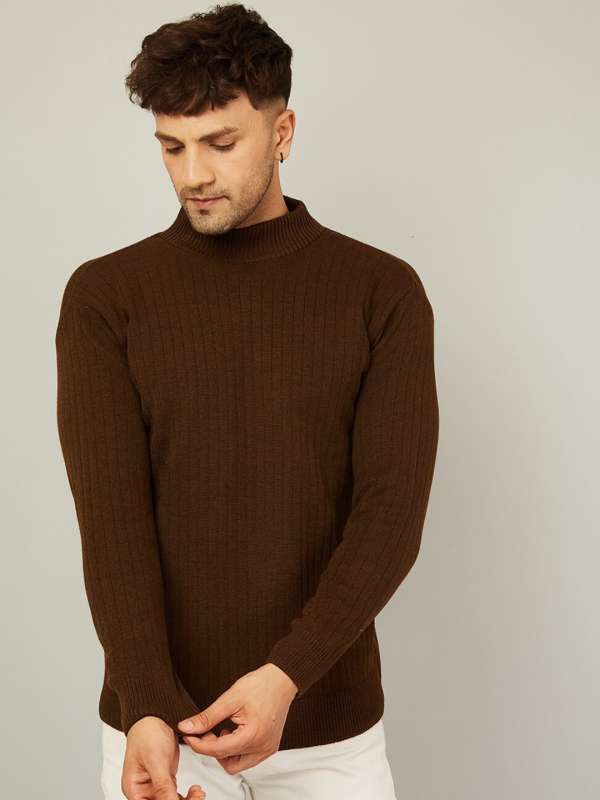 High neck hotsell woolen sweater