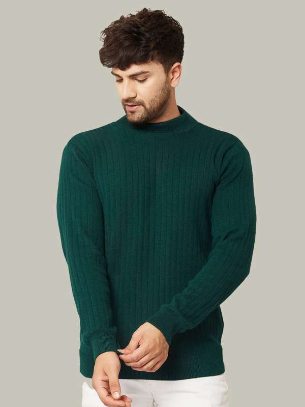 High neck woolen shop sweater