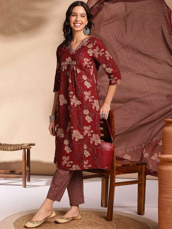 Gota patti store suit myntra
