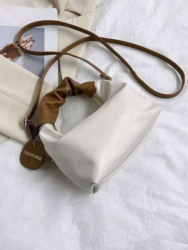 White Leather Handbags Buy White Leather Handbags online in India
