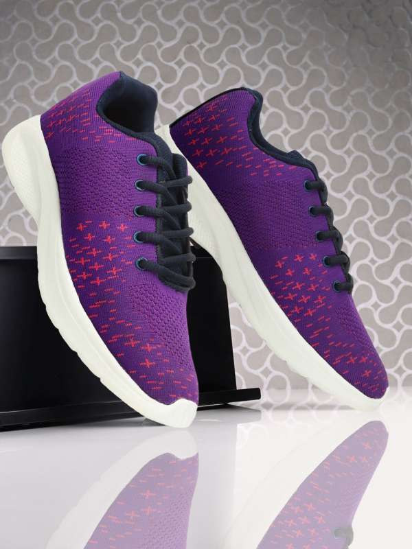 Purple discount sneakers womens