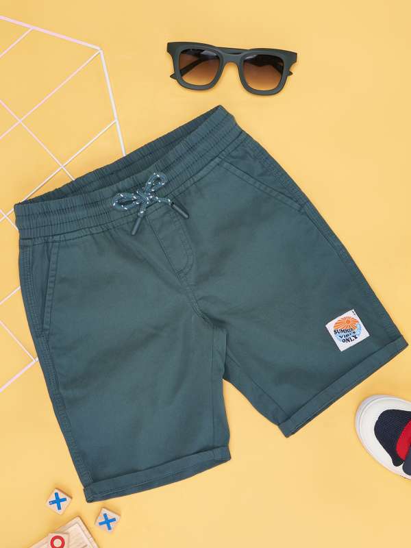 Buy Pantaloons Junior Solid Light Faded Shorts Light Blue for Boys  (11-12Years) Online in India, Shop at  - 15850852