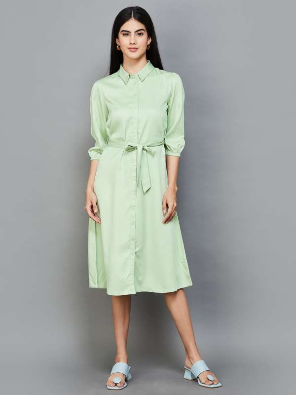Code By Lifestyle Green Dresses Buy Code By Lifestyle Green Dresses online in India