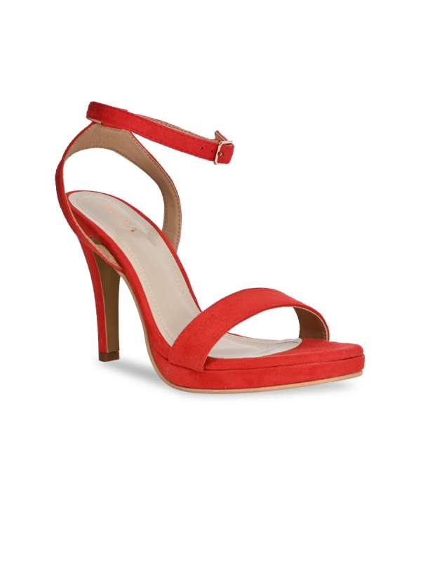 Red strappy stilettos shop