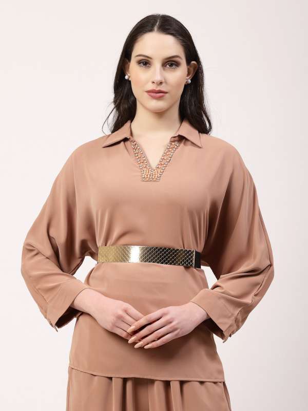 Broad belt for dresses shop