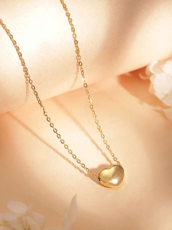 Heart top necklace cheap