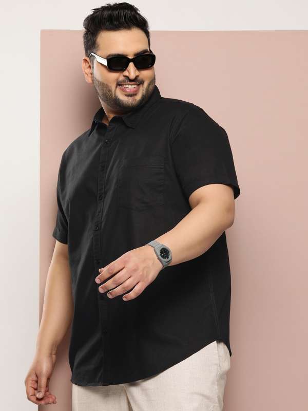 Mens plus best sale size shirts online