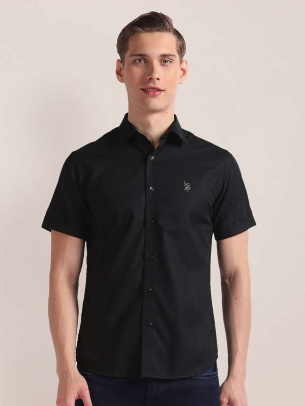 Us polo black shirt sales