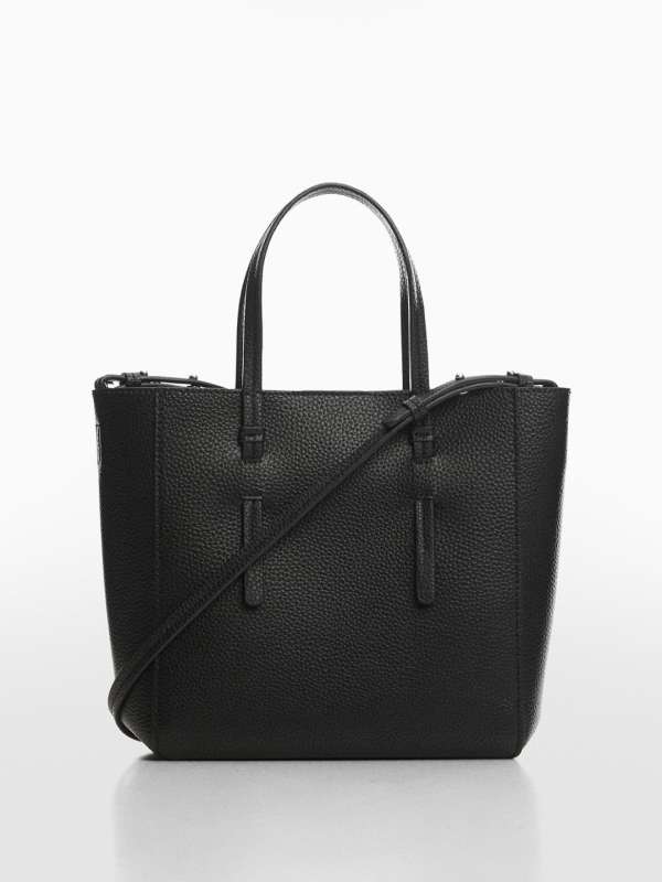 Mango handbags black hot sale
