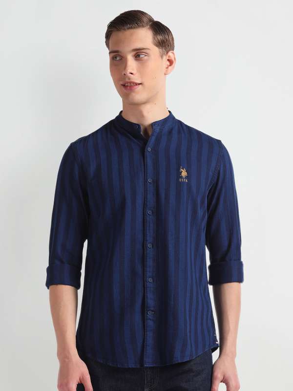 Us polo chinese collar shirts sale