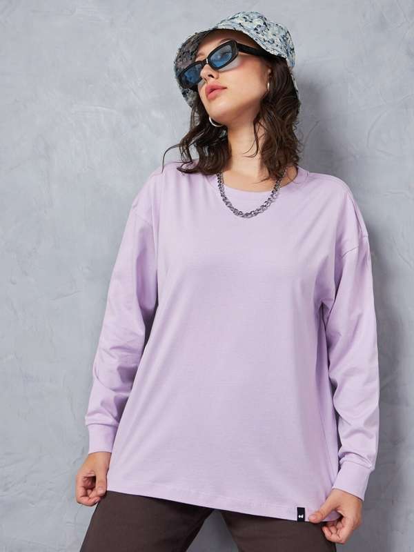 Women Long Sleeve Tshirts Buy Full Sleeve Tshirts for women online Myntra