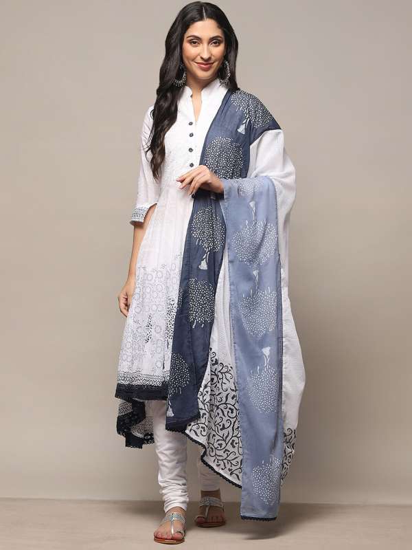 White churidar online sales