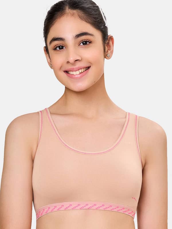 Buy Sillysally Girls Pink Teenage Bras (Pack of 2) online