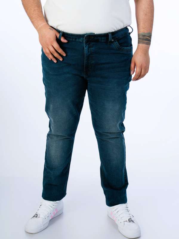Plus size mens hotsell jeans online india