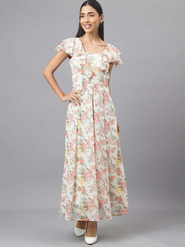Latin Quarters Pink Printed Maxi Dress Buy Latin Quarters Pink
