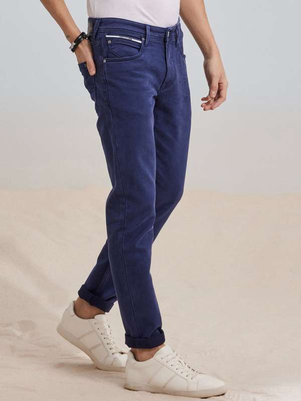 Numero uno Blue Washed Low Rise Slim Fit Jeans Morice 5721737.htm