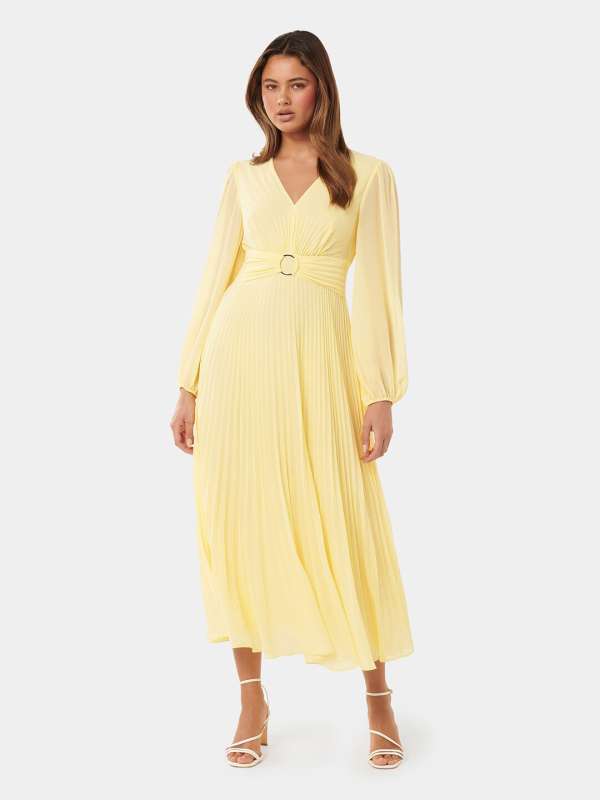 Forever New Yellow Dresses Buy Forever New Yellow Dresses online