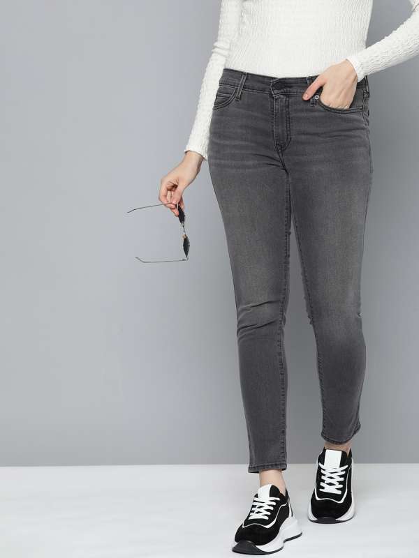 Levi's grey women's jeans cheap