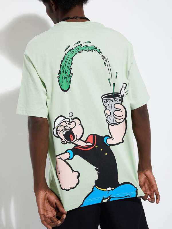 Men Popeye Tshirts Buy Men Popeye Tshirts online in India
