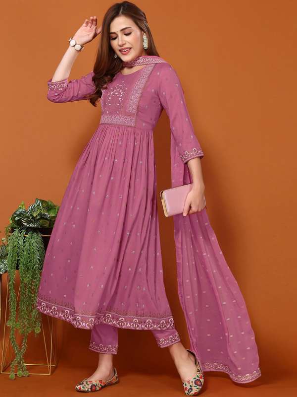 Silk Anarkalis Buy Silk Anarkali Suits online Myntra