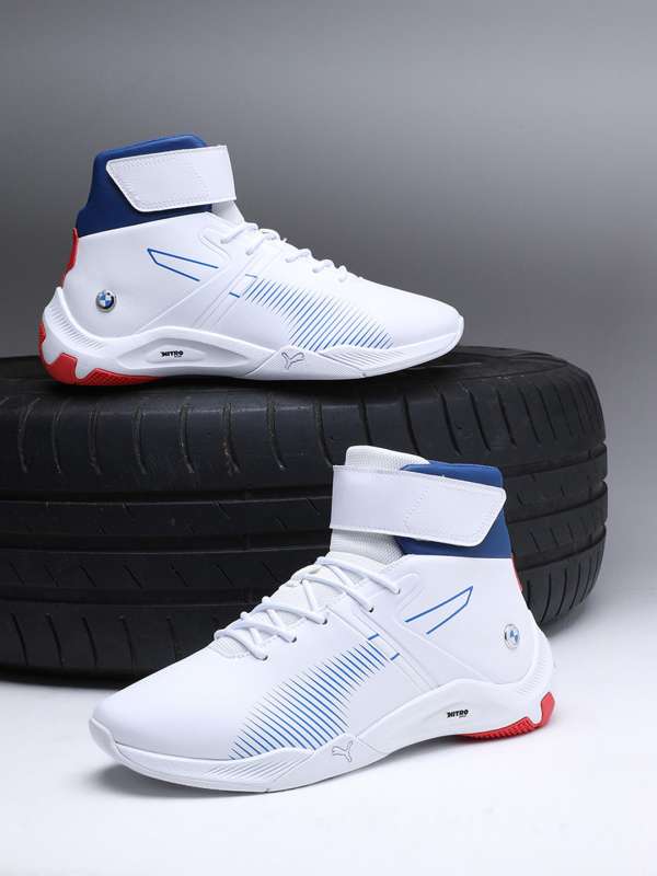 Puma bmw ms mid white ankle high sneakers outlet
