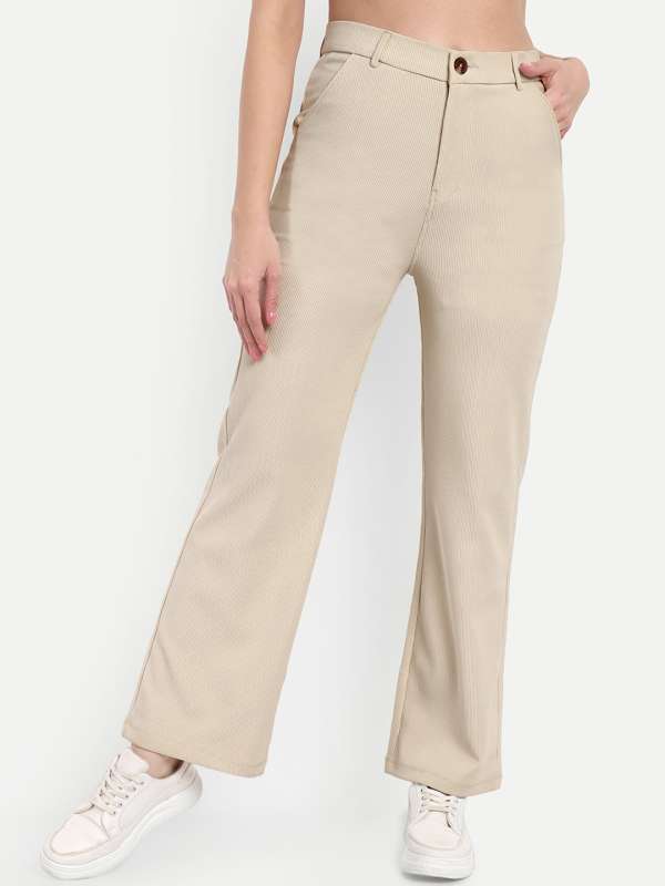 PUMA DOWNTOWN Corduroy Pants, Khaki Women's Casual Trouser