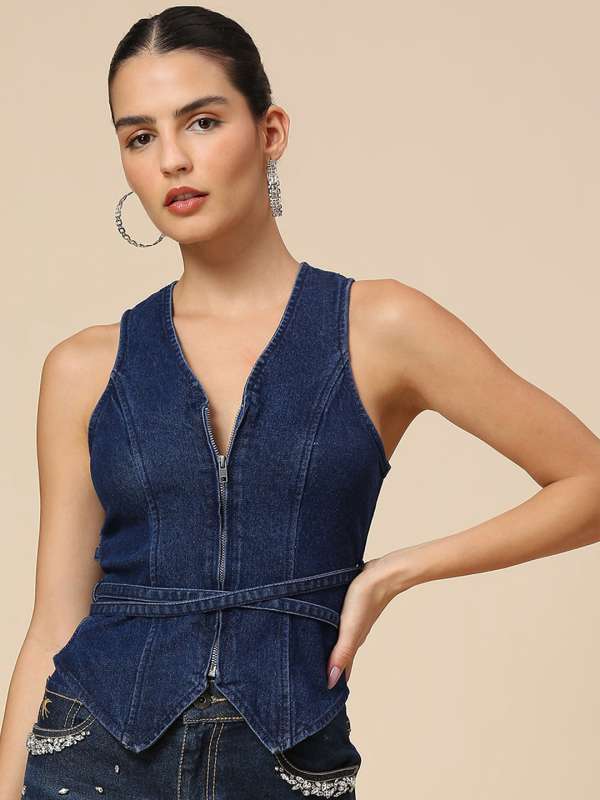 Denim Waistcoat Buy Denim Waistcoat online in India