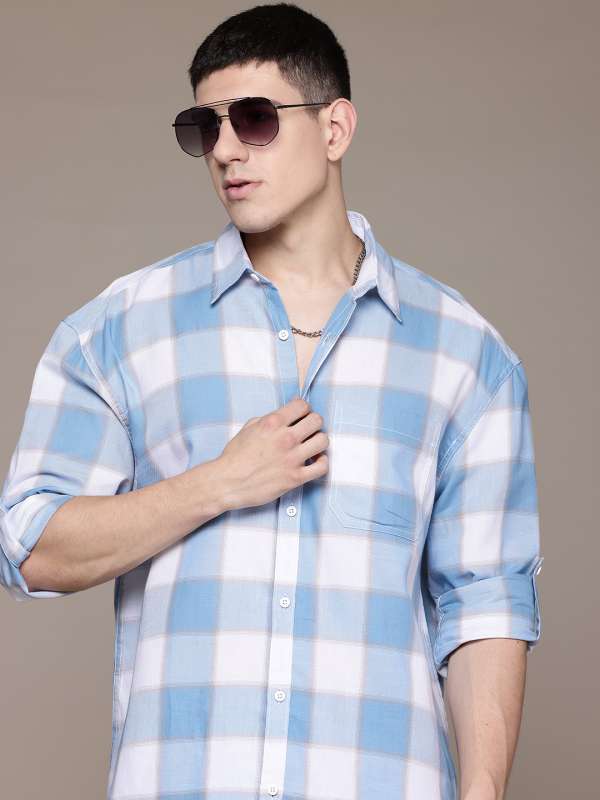 Koovs Buffalo Check Woven Shirt Buy Koovs Buffalo Check Woven Shirt online in India