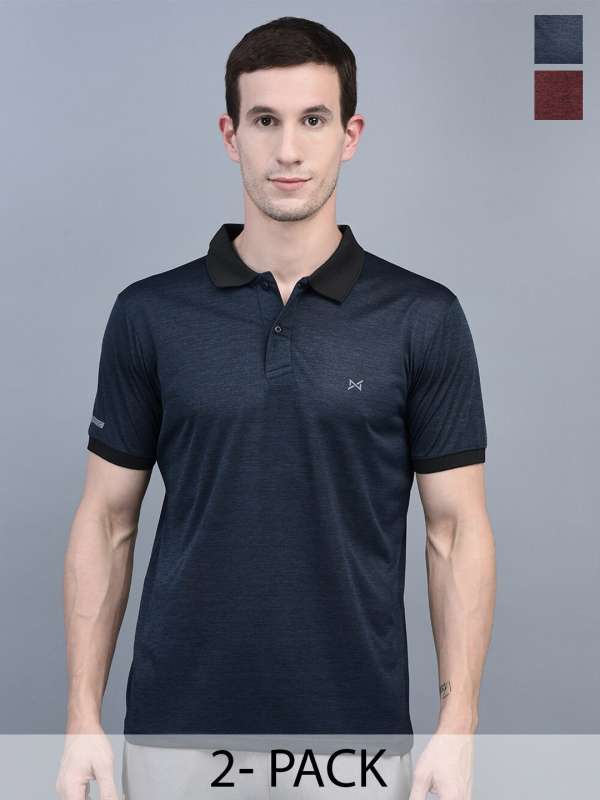 Jersey t shirt with collar outlet