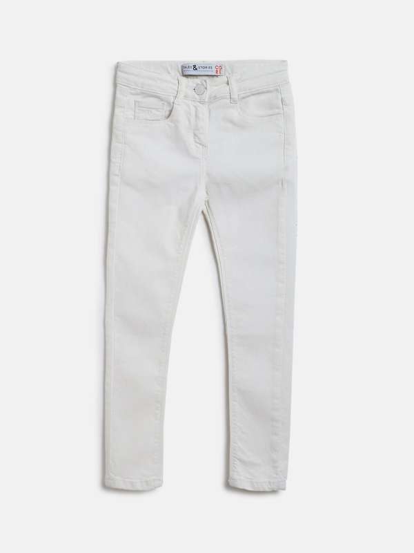 Myntra white jeans new arrivals