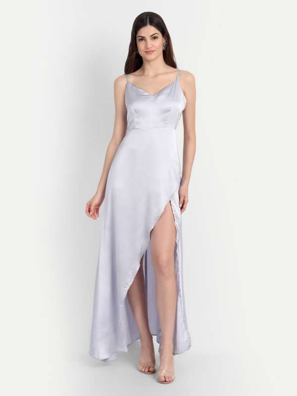 Satin dresses online hot sale