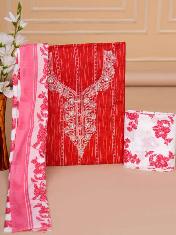 Cotton dress materials deals online shopping below 1000