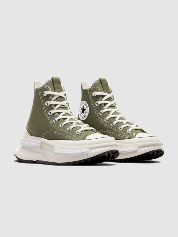 Olive green chucks shop