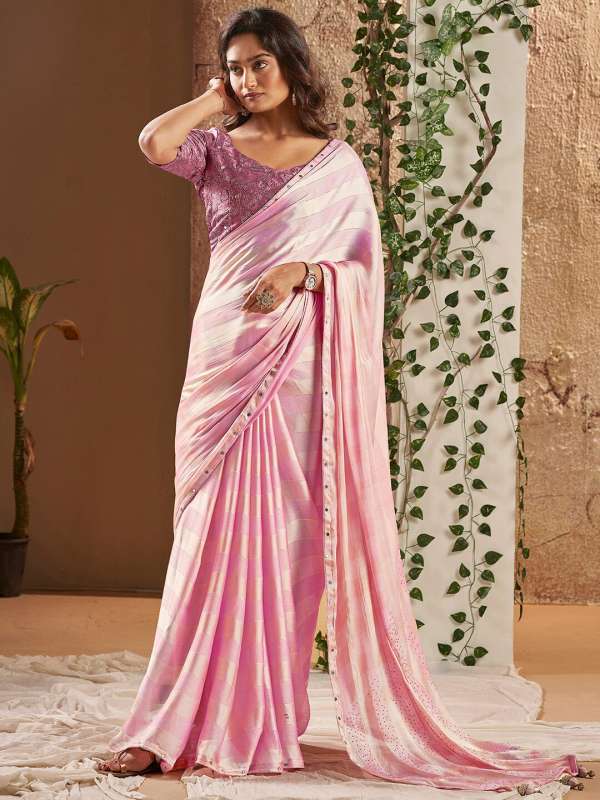 bridal chiffon saree