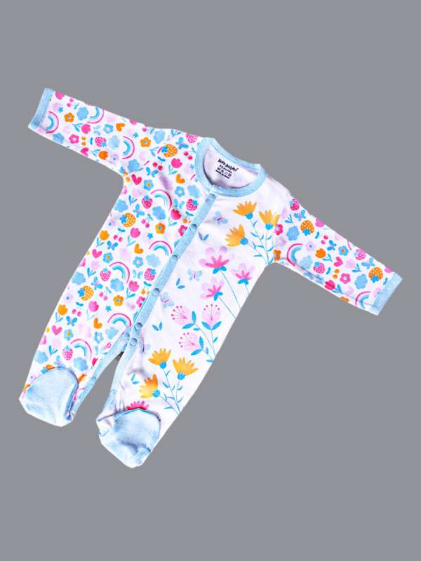 Quilted sleepsuit baby top