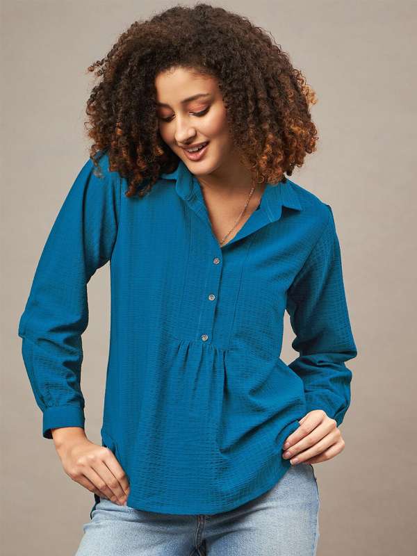 High low cotton tops hot sale